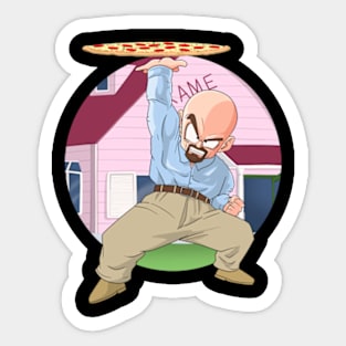 Destructo Pizza Sticker